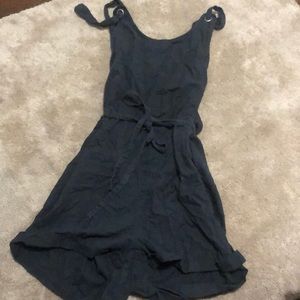 Black target overalls